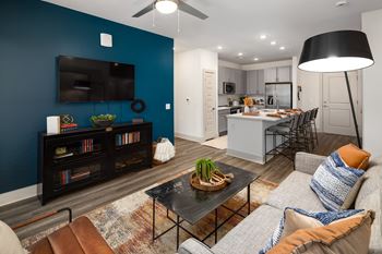 Open-concept floor plans with 9ft ceilings